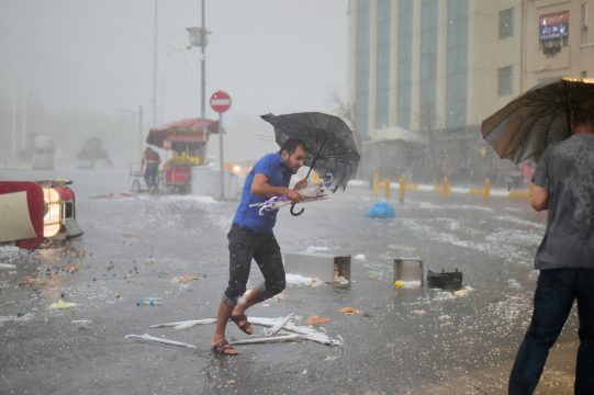 Unwetter in Istanbul