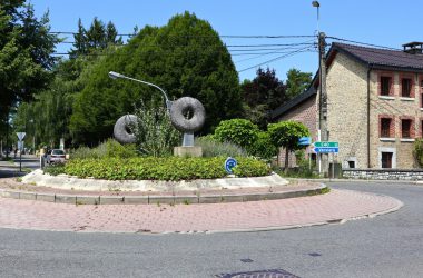 Kreisverkehr in Eupen