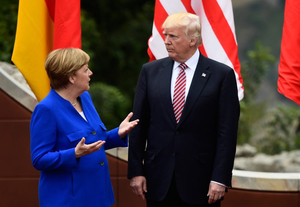 Merkel und Trump