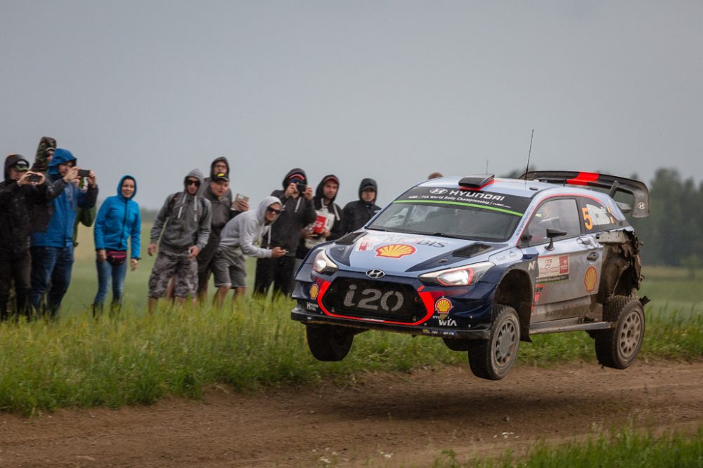 Thierry Neuville bei der Rallye Polen