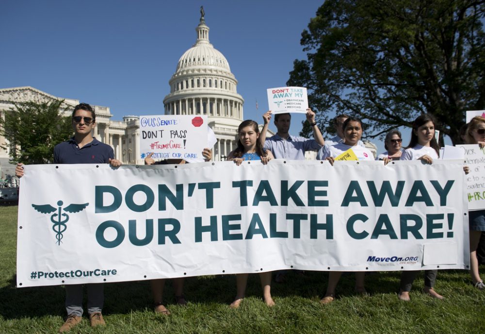 Proteste gegen die Abschaffung von Obamacare