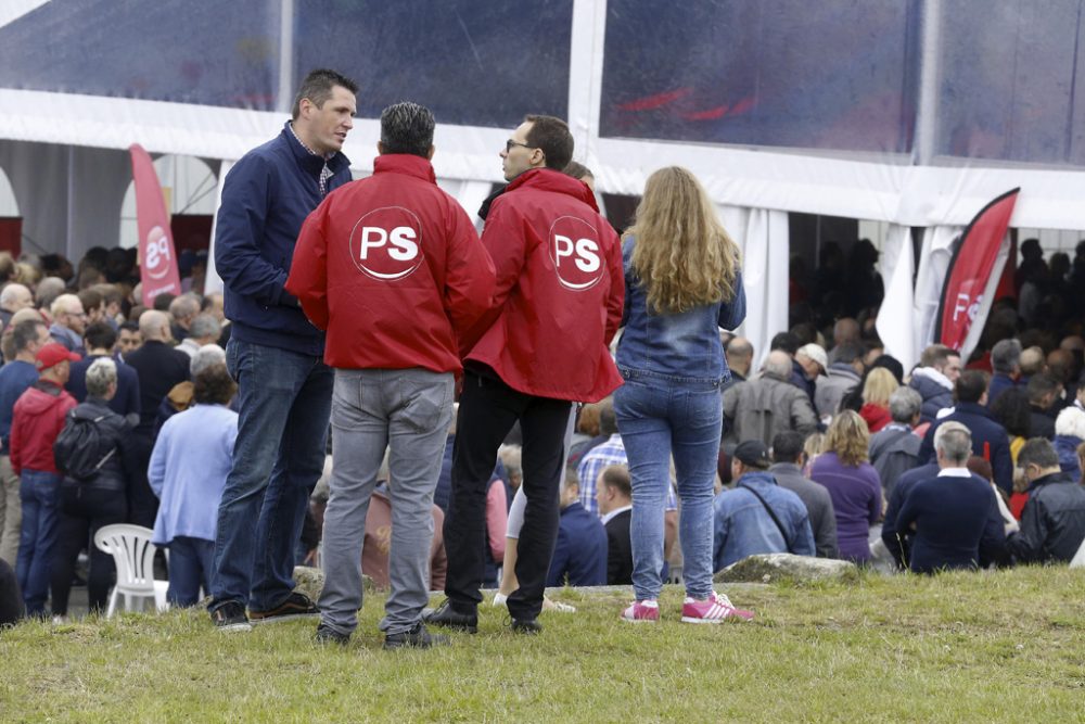 Sonderparteitag der PS in Boussu-lez-Walcourt