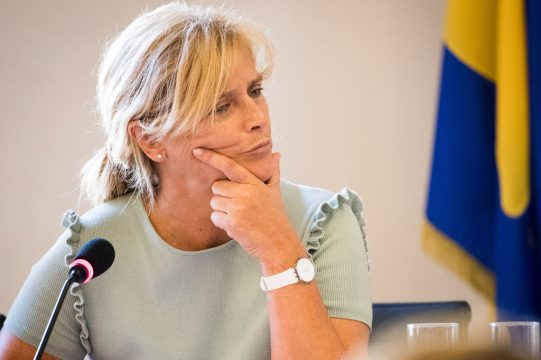 Pascale Peraita vor dem Samusocial-Untersuchungsausschuss