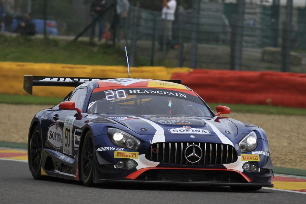 Mercedes #90 beim ersten Qualifying der 24h von Spa