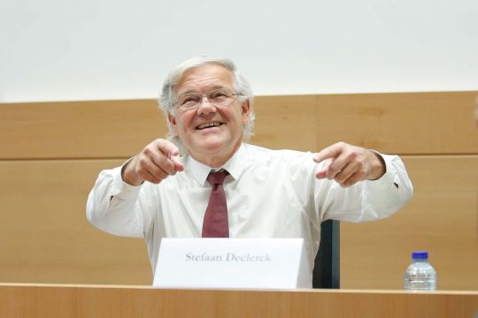 Der ehemalige Justizminister Stefaan De Clerck vor dem Kasachgate Untersuchungsausschuss