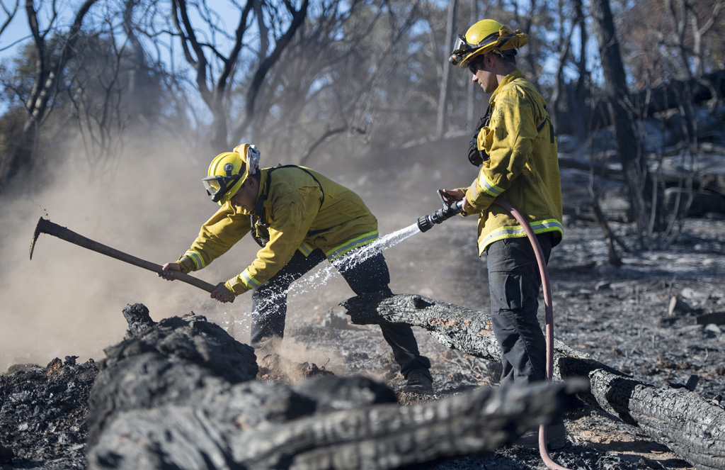 Waldbrände in Oroville in Kalifornien