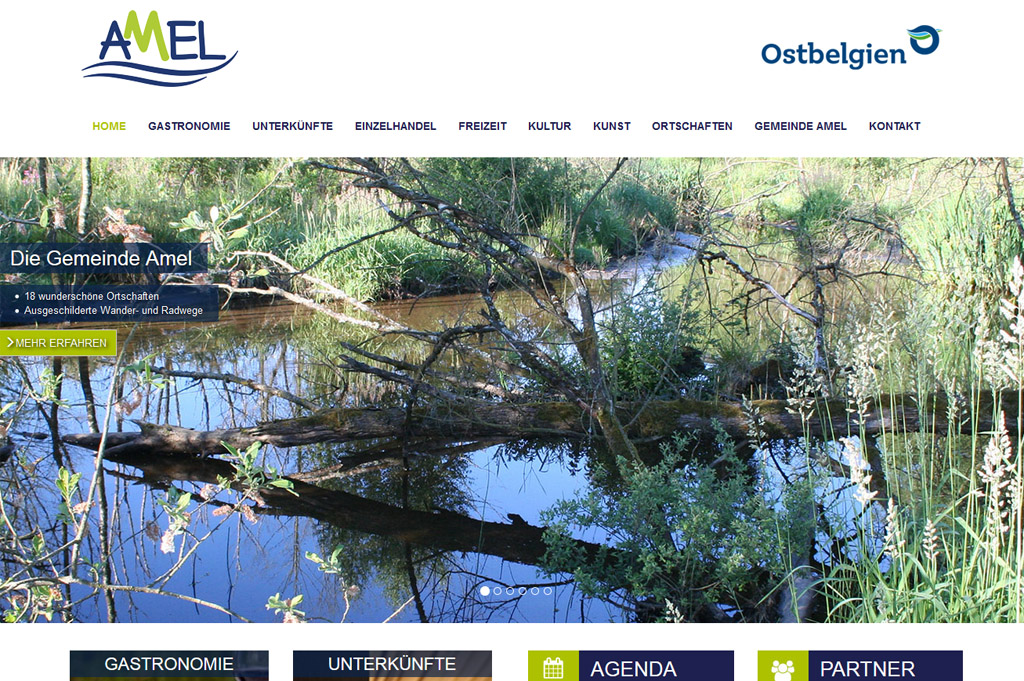 Die neue Webseite des Dachverbandes für Tourismus und Kultur in der Gemeinde Amel