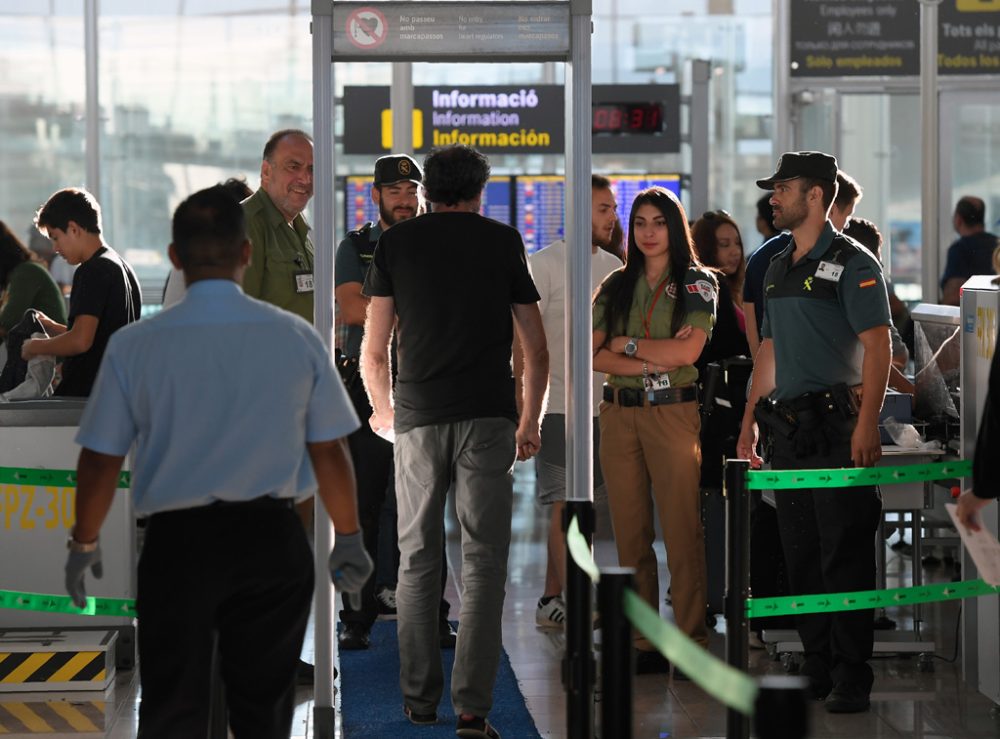 Streik am Flughafen von Barcelona