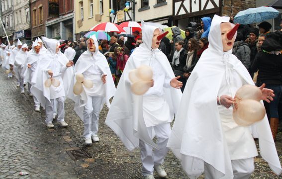 Blancs Moussis beim Laetare in Stavelot