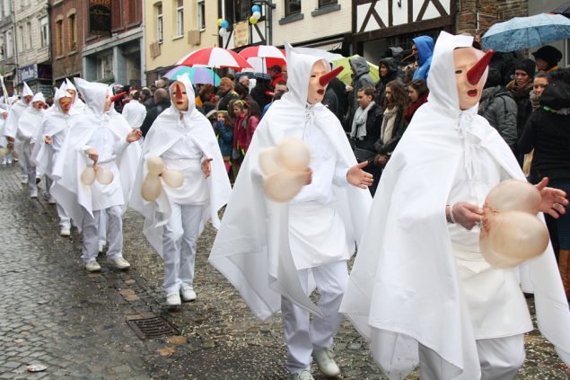 Blancs Moussis beim Laetare in Stavelot (Archivbild: Muriel Evrard/Belga)