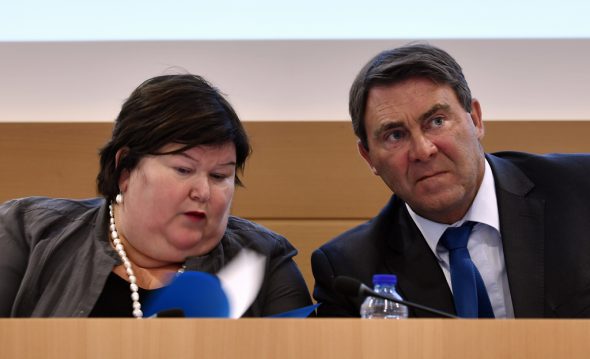Gesundheitsministerin Maggie De Block und Landwirtschaftsminister Denis Ducarme