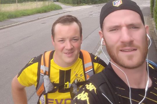 Zu Fuß nach Dortmund