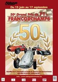 Ausstellung "50. Formel-1-GP auf der Rennstrecke von Francorchamps" in der Abtei von Stavelot