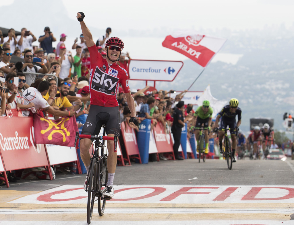 Chris Froome gewinnt die neunte Etappe der Vuelta