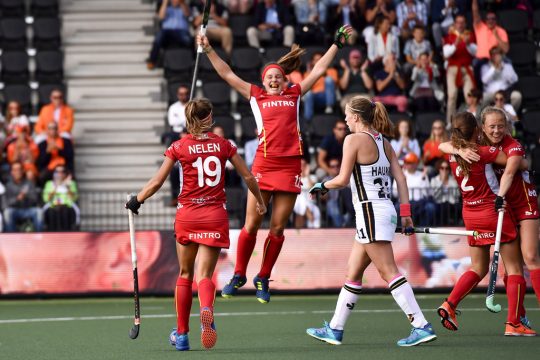 Die belgischen Hockey-Damen stehen im Finale der Europameisterschaft