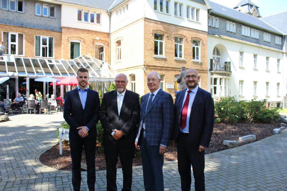 Max Munnix, Marcel Strougmayer, Willy Heuschen und Jean-Marie Kohnen (v.l.n.r.)