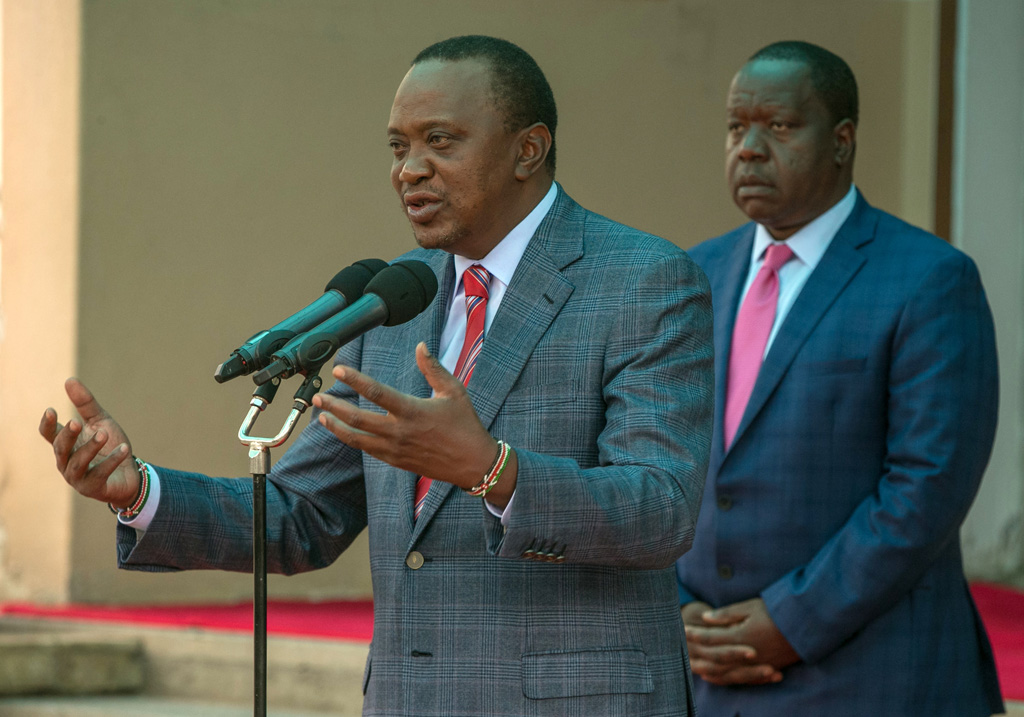 Uhuru Kenyatta ermahnt zu Frieden