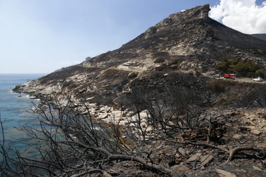 Löschfahrzeuge auf Korsika