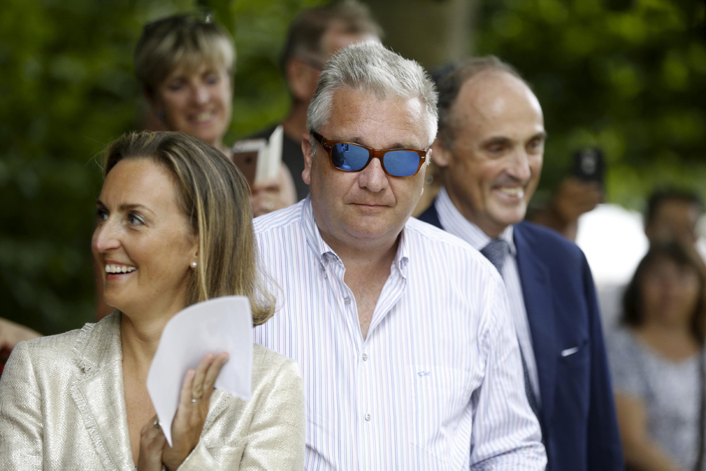 Prinz Laurent mit Prinzessin Claire und Prinz Lorenz am Nationalfeiertag