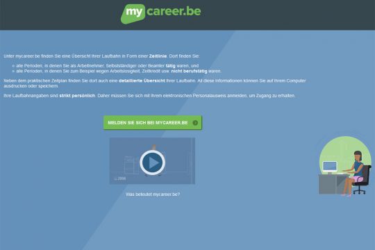 Mycareer.be: Alle Infos zur Berufslaufbahn mit wenigen Klicks
