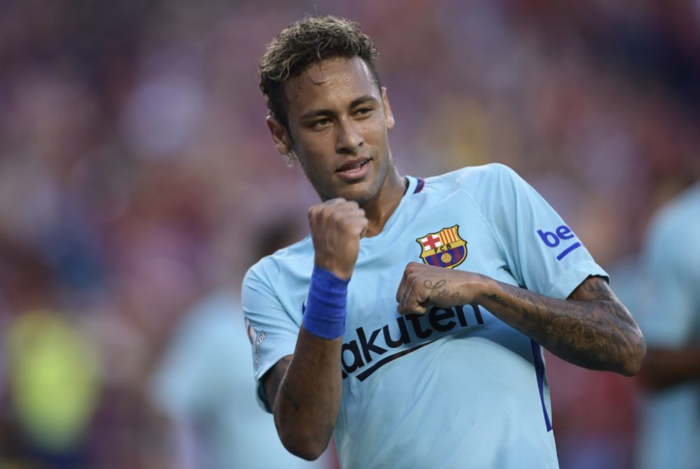 Neymar im Barcelona-Trikot (Archivbild: Brendan Smialowski/AFP)