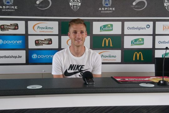 Nils Schouterden von der AS Eupen