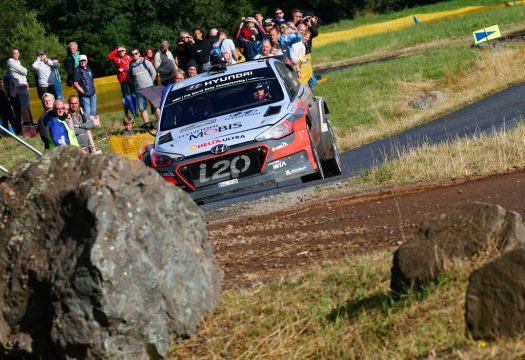 Rallye Deutschland 2016: Thierry Neuville auf der "Panzerplatte"
