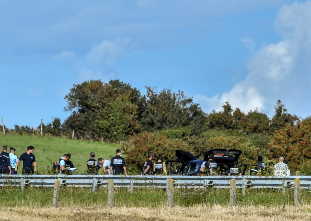 Nahe der A16 konnten die Polizeibeamten den Verdächtigen stellen