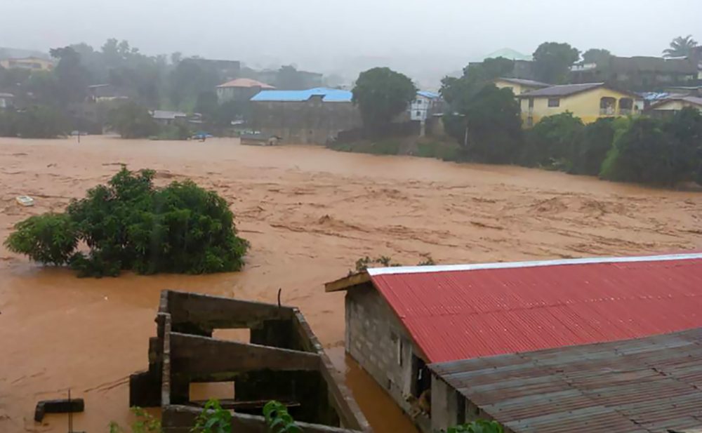 Überschwemmungen in Sierra Leone