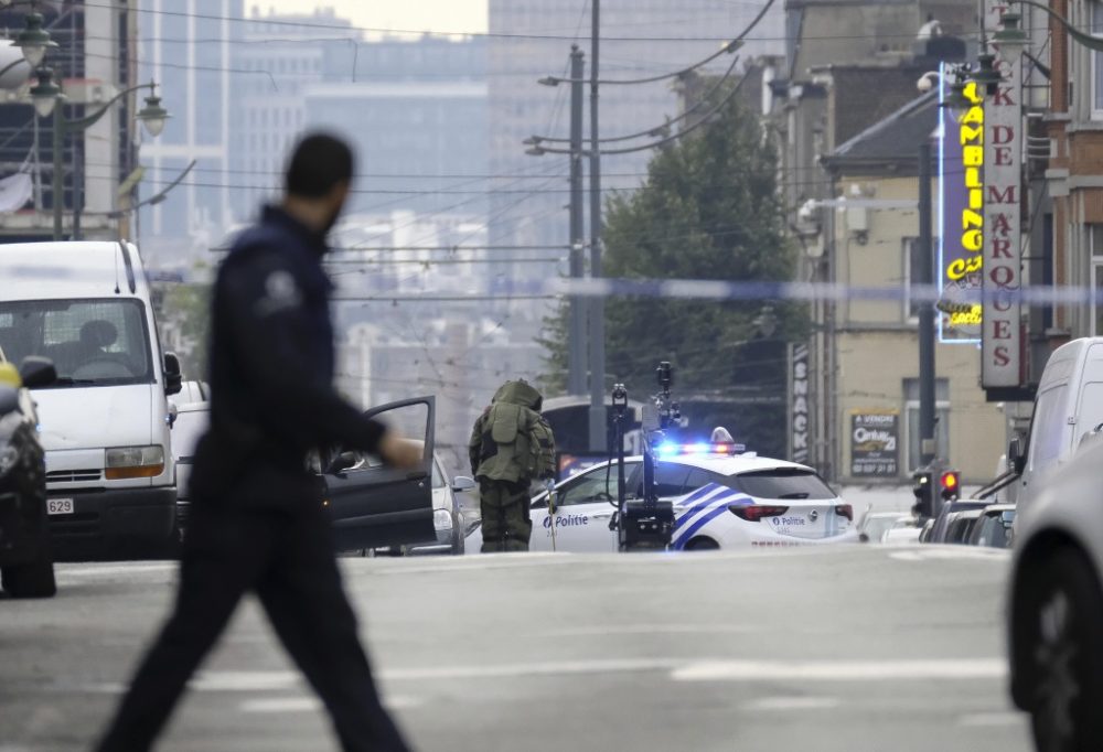 Chaussée de Ninove in Molenbeek gesperrt