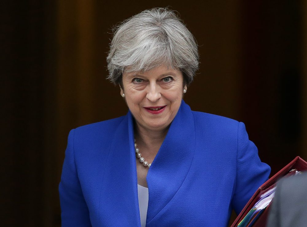 Die britische Premierministerin Theresa May