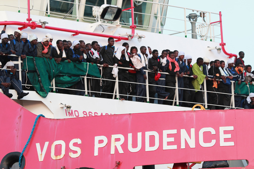 Rettungsschiff "Vos Prudence" von Ärzte ohne Grenzen