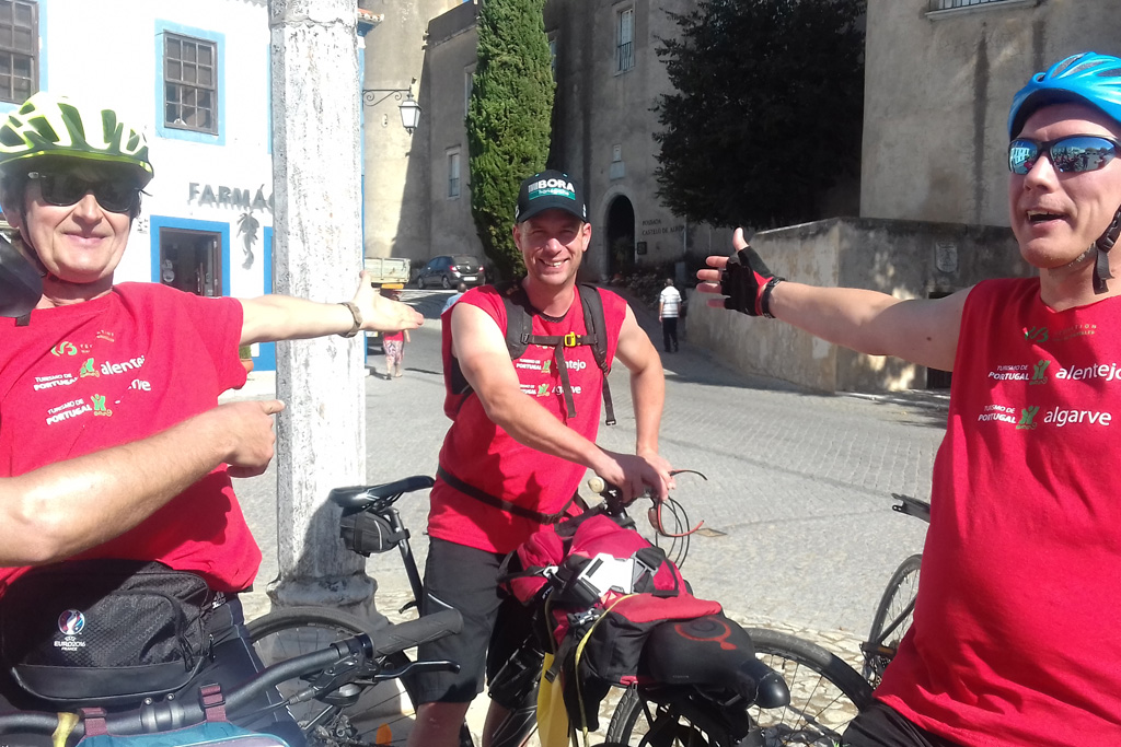 Radtour "Echappée belge": Alexander Velz ist mit der RTBF in Portugal
