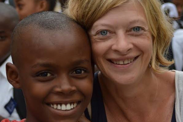 Angelika Hoffmann auf Haiti
