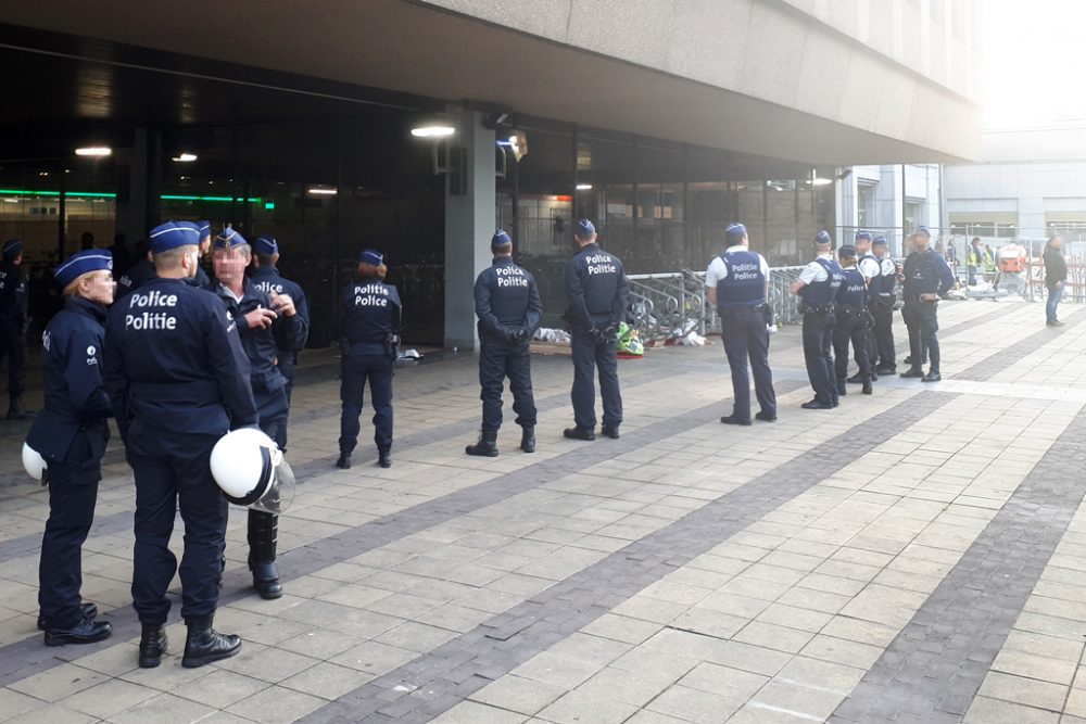 Polizeiaktion am Brüsseler Nordbahnhof: 23 Einwanderer festgenommen