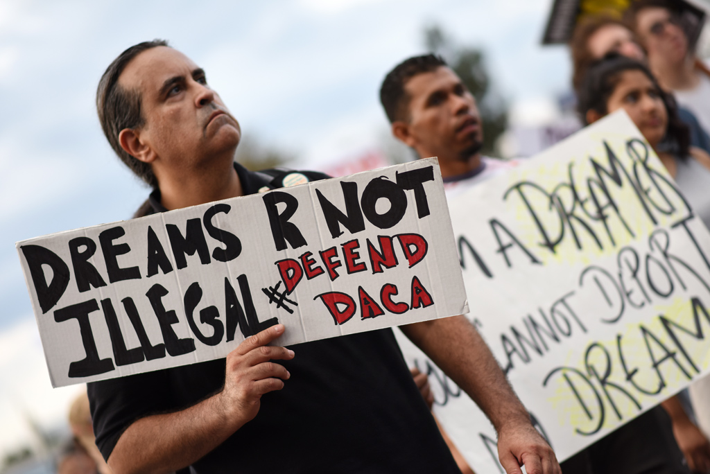 Proteste in Los Angeles für das sogenannte Daca-Programm