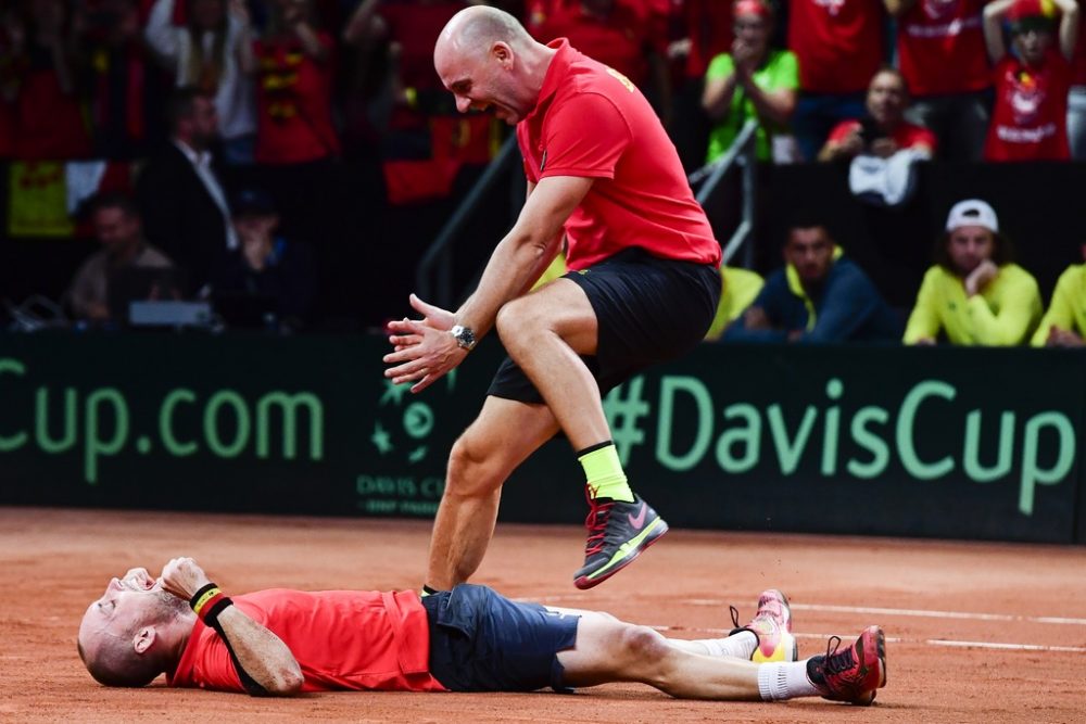 Steve Darcis und Johan Van Herck