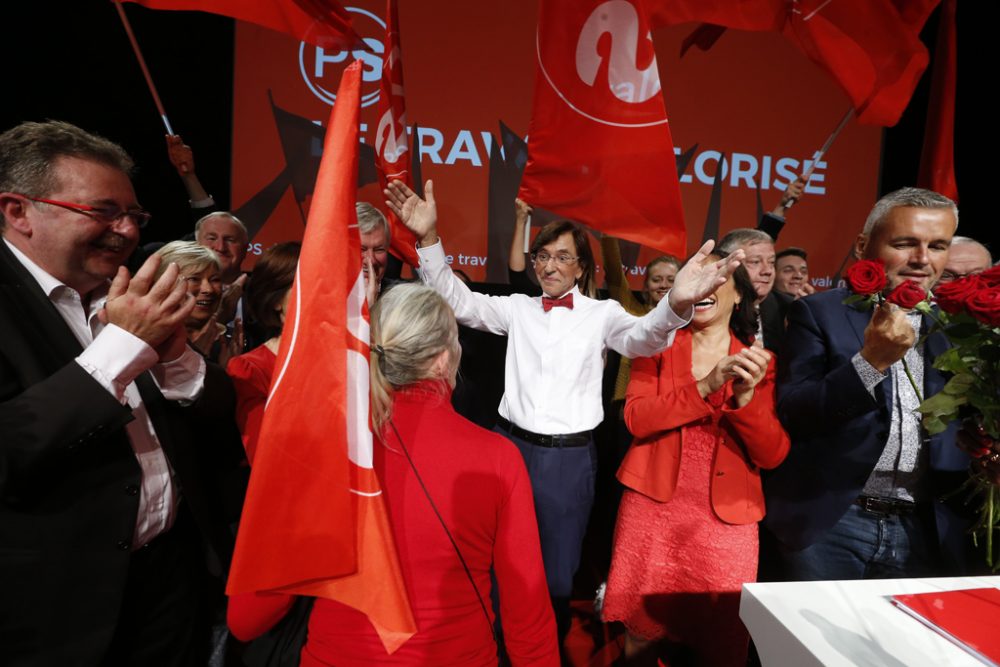 Parteichef elio Di Rupo beim Herbstkongress der PS (24.9.)