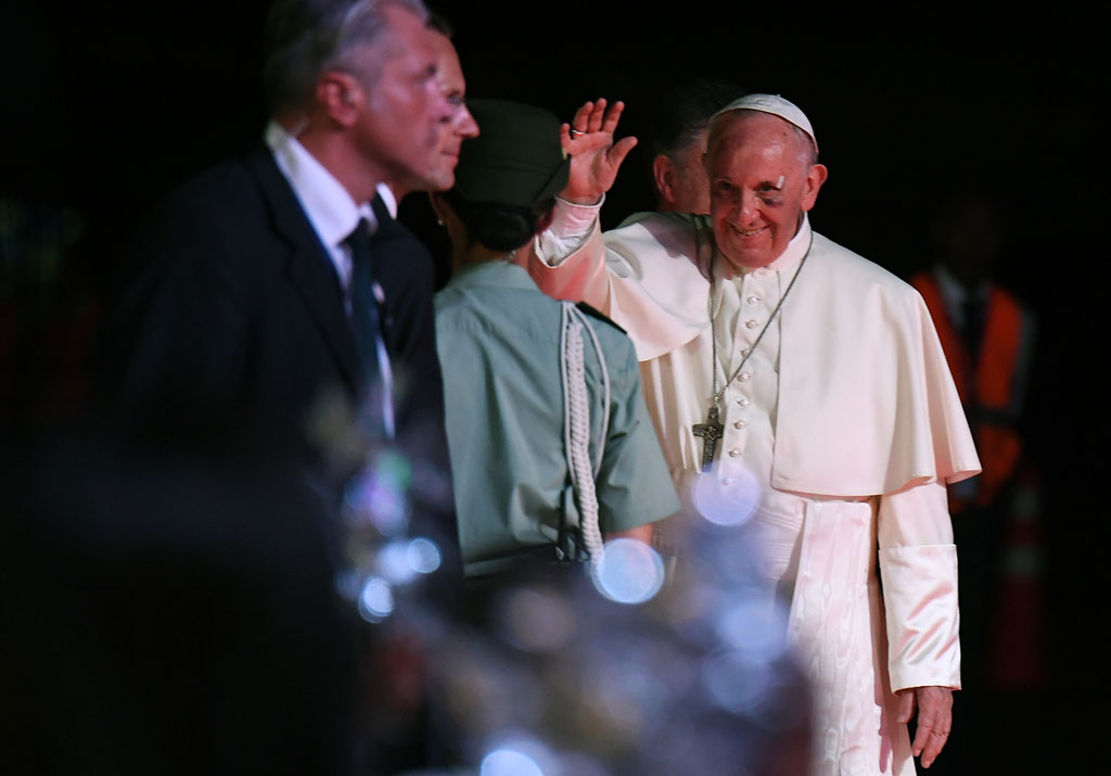 Der Papst beendet seinen Besuch in Kolumbien