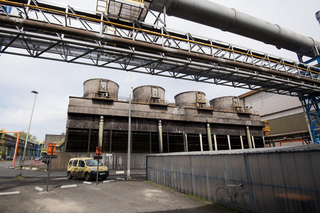 Der Hochofen am Arcelor Mittal-Standort in Gent wurde im April 2016 eingeweiht
