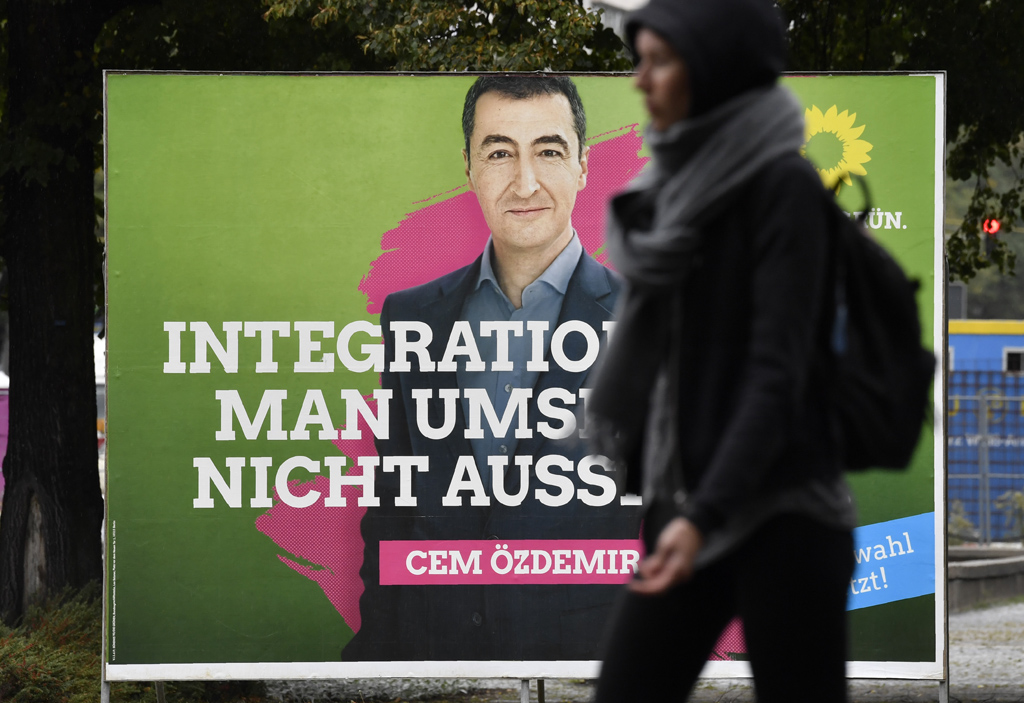 Wahlplakat der Grünen in Berlin