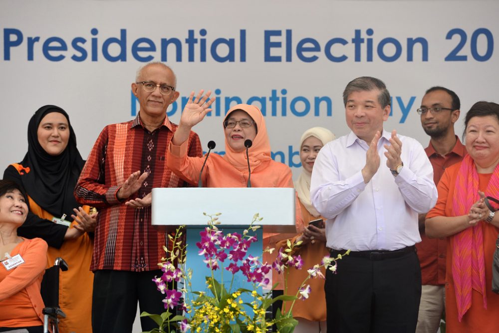 Halimah Yacob ist das erste weibliche Staatsoberhaupt von Singapur