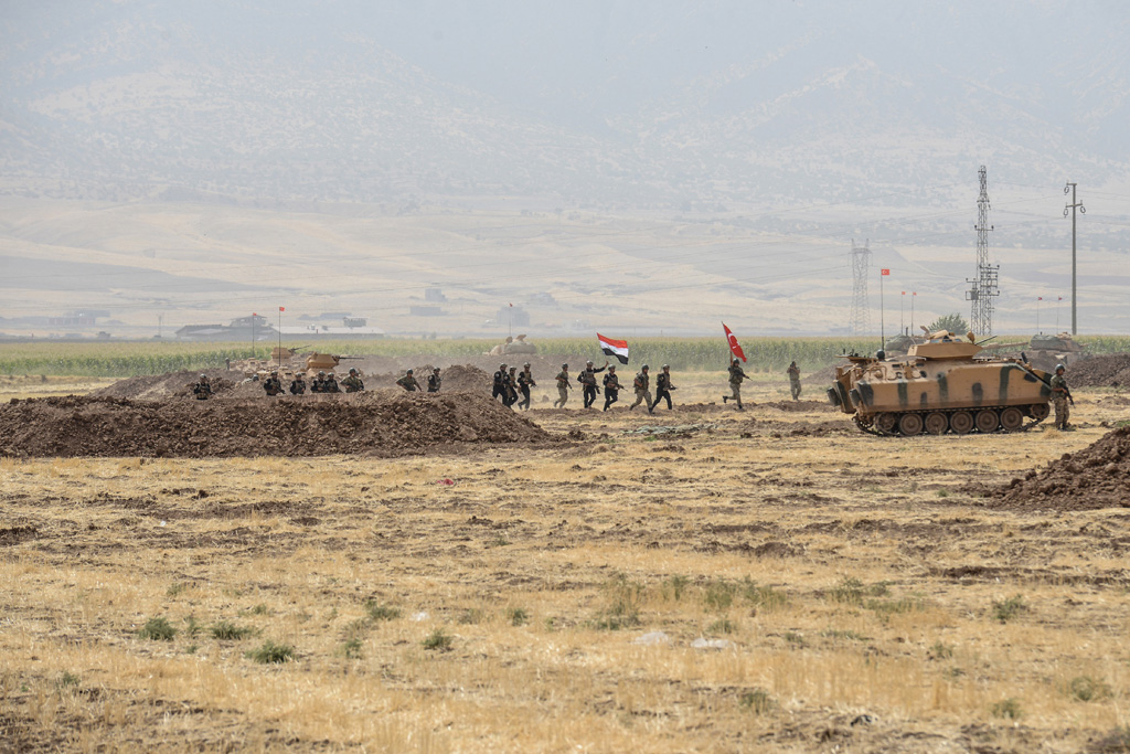 Gemeinsames Militärmanöver der türkischen und irakischen Armee im Nordirak