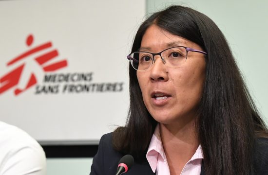 Joanne Liu, kanadische Kinderärztin und internationale Präsidentin der Hilfsorganisation Ärzte ohne Grenzen, am 7.9.2017 in Brüssel