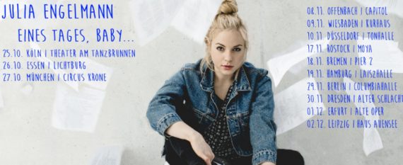 Poetry-Slammerin Julia Engelmann mit neum Programm: "Jetzt, Baby - Poesie und Musik"