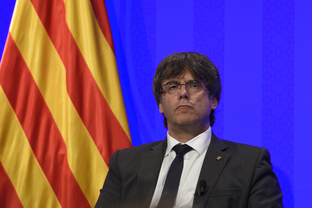 Der katalonische Regierungschef Carles Puigdemont