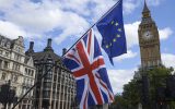 Londoner protestierer gegen den Brexit