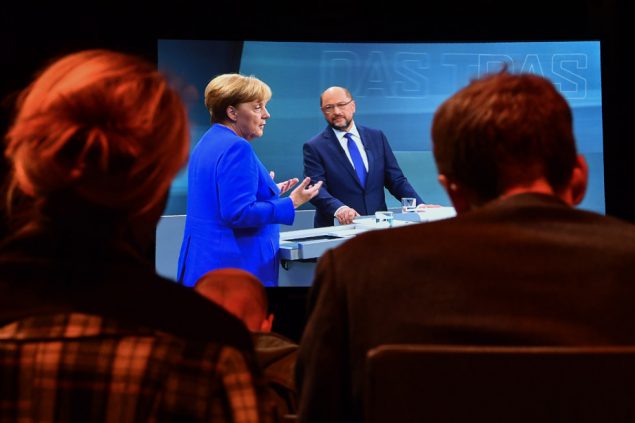 Journalisten sehen das TV-Duell zwischen Merkel und Schulz