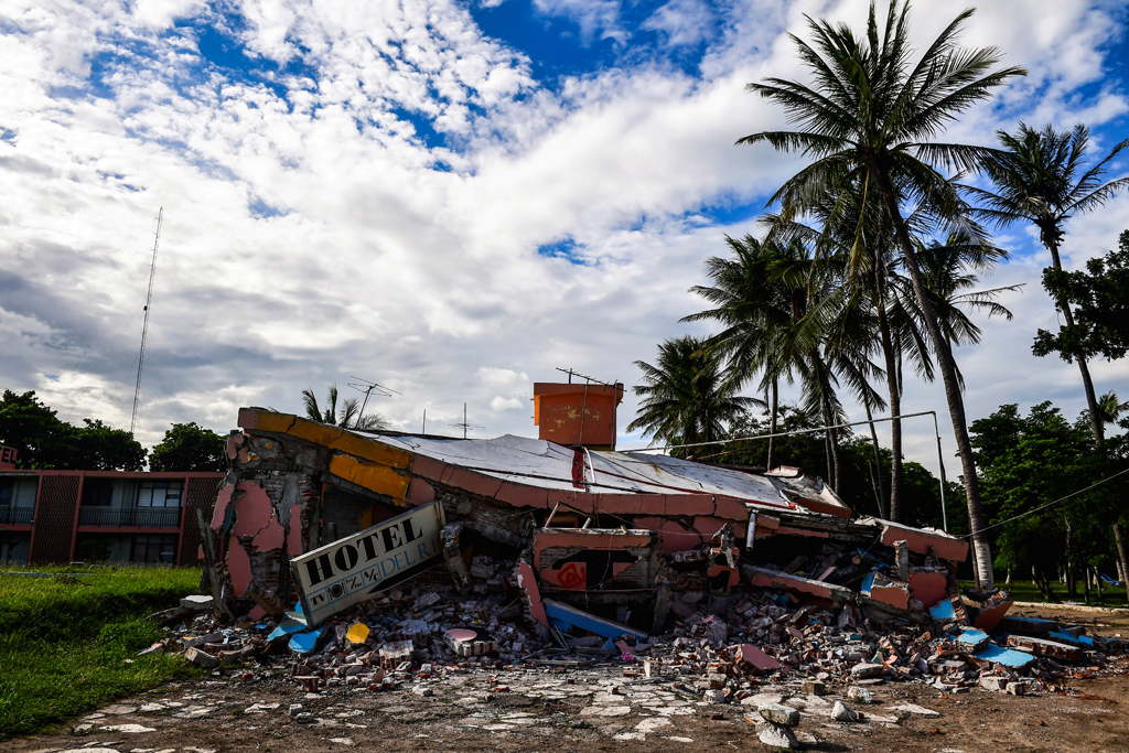 Große Zerstörungen nach dem Erdbeben in Mexiko