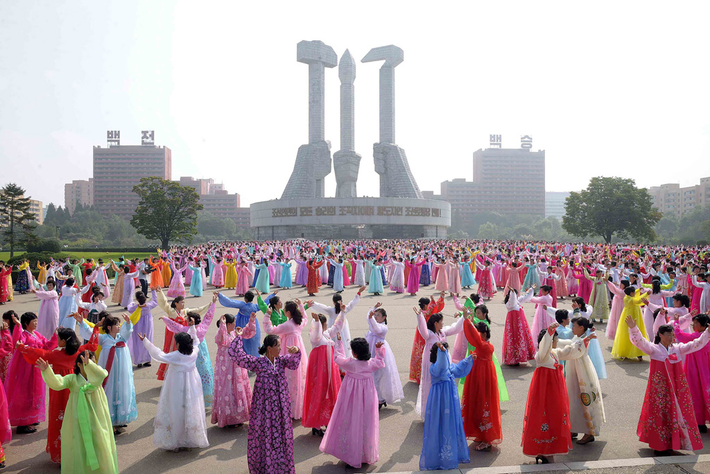 Feiern zum Nationalfeiertag in Pjöngjang